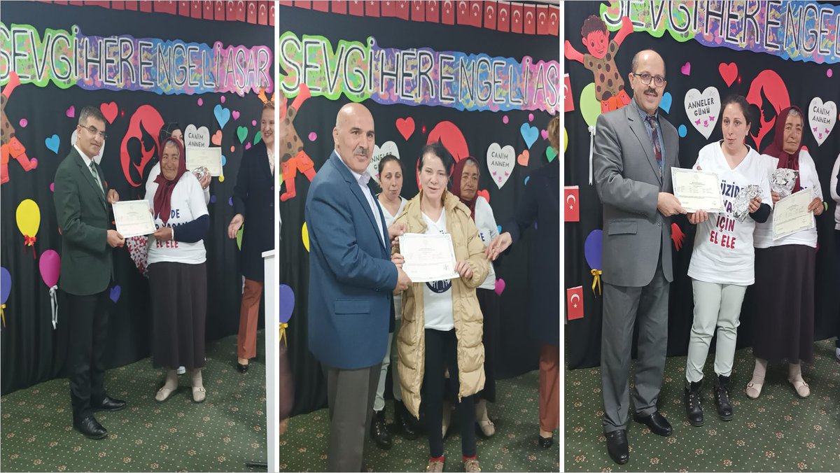 ErzurumAile's tweet photo. 10-16 Mayıs Engelliler Haftası ve 14 Mayıs Anneler Günü münasebetiyle Özel Güzide Bakım Merkezinde düzenlenen programa ASH İl Müdürü Cemil İLBAŞ ve Atatürk Üniversitesi SHMYO Müdürü Prof.Dr.Necati UTLU katılım sağlamıştır. @CemilLBA @tcailesosyal https://t.co/nczwTAtC82