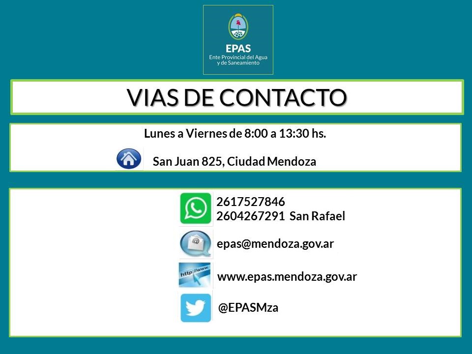 EPAS. Ente Provincial del Agua y de Saneamiento tweet media