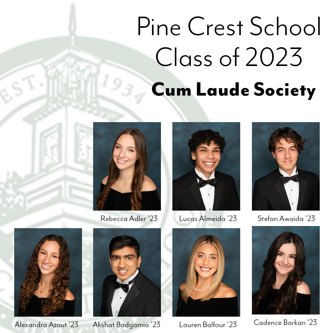 PineCrestSch's tweet image. Congratulations to the 43 members of Pine Crest School’s Class of 2023 named to the Cum Laude Society! The Cum Laude Society is a fellowship of scholars whose purpose is to recognize excellence in academics. #PCUpperSchool #PC2023