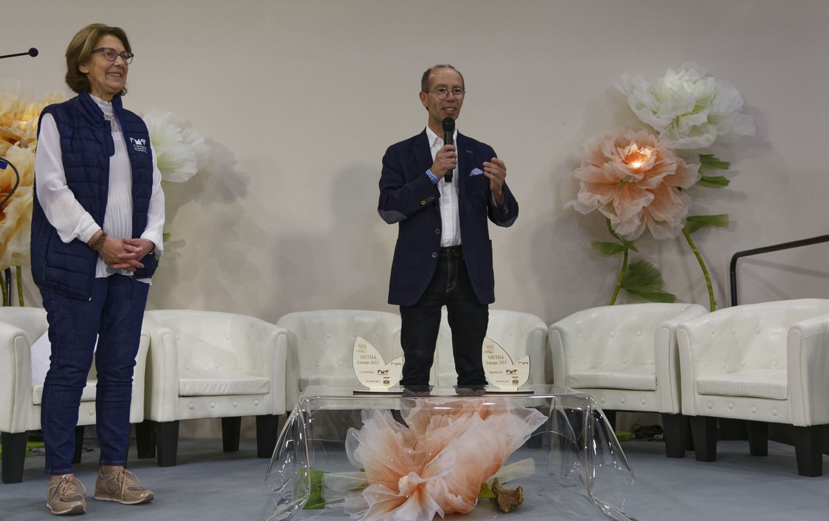 IMT_NordEurope's tweet photo. En cette fin de semaine, c’était le salon #EVERMonaco avec le Concours #METHAEurope organisé en partenariat avec @EVER et les écoles du groupe @IMTFrance.
Nous félicitons @izaac_actions, startup qui est passée par notre incubateur technologique, lauréate du prix démarrage. 👏👏 https://t.co/dRb7cdZV8Q