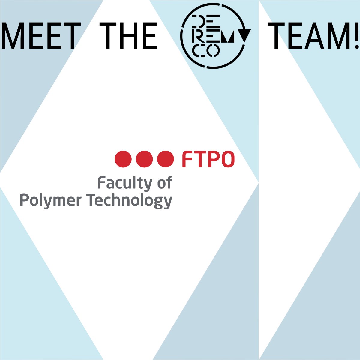 DeremCo_project's tweet photo. 📣 Meet the #DeremCo team!
Faculty of Polymer Technology (FTPO) was founded in 2006 as Polymer Technology College.
Specialized in composite material reprocessing and reformulation, material characterization and testing, #FTPO, within #DeremCo project, will validate democases. https://t.co/NrfwbdjjFd