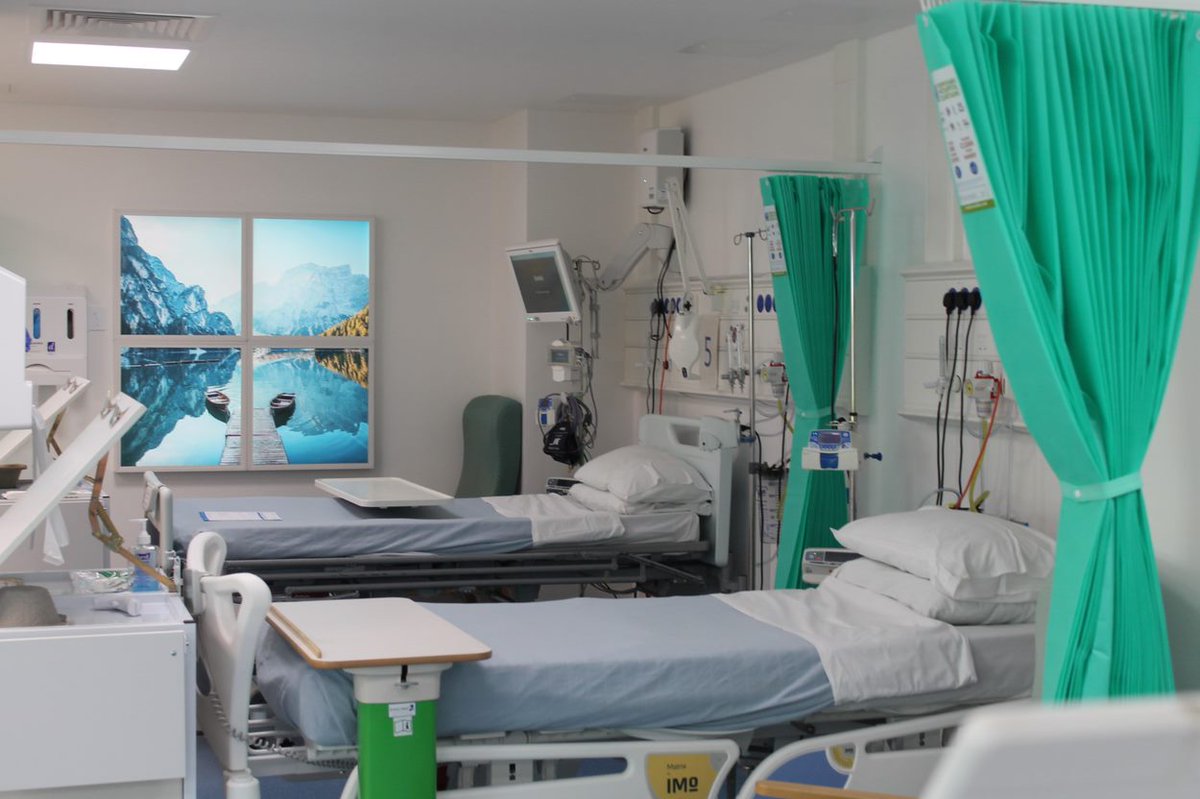 NHSNEY's tweet photo. 🗣️"it’s going to make a huge difference for our patients &amp; staff."

Patients at @SouthTees are benefiting from a newly refurbished post anaesthetic care unit (PACU)🏥

It also provides increased bed capacity, meaning the unit can facilitate more demand.📈

https://t.co/MOBz95aCHn https://t.co/QyTA9NtpRD
