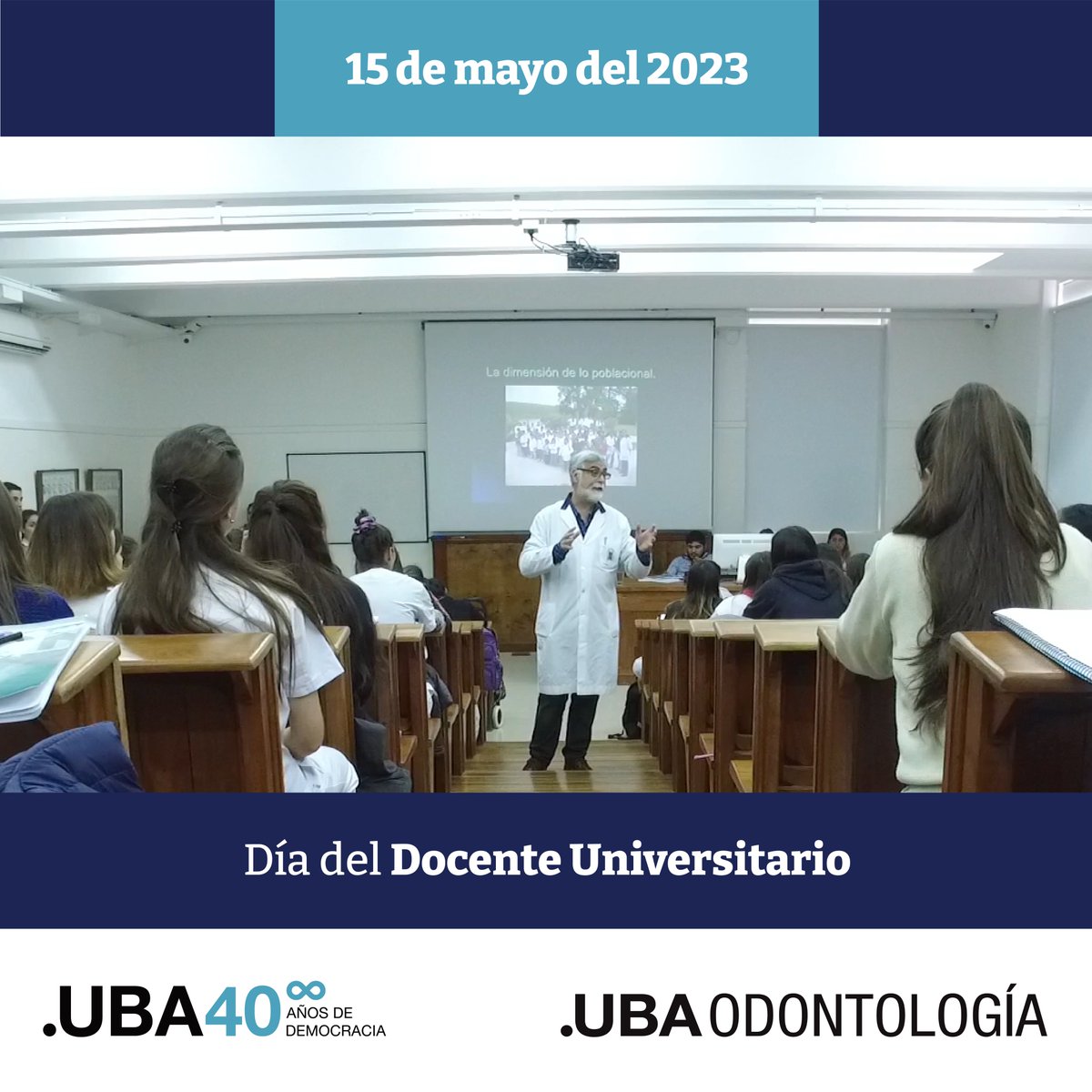 Saludamos a las y los docentes del sistema universitario del país en su día.