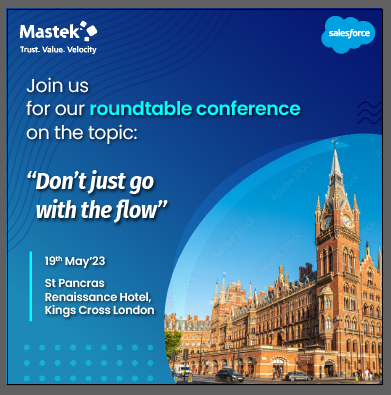 Mastekltd's tweet photo. Our round table conference discussion "𝗗𝗼𝗻’𝘁 𝗷𝘂𝘀𝘁 𝗴𝗼 𝘄𝗶𝘁𝗵 𝘁𝗵𝗲 𝗳𝗹𝗼𝘄" this Friday.
Book your spot https://t.co/xUlwYg0kUy
St. Pancras Renaissance Hotel, King's Cross
19th May 2023
#UKHealthcare #UKNHS #NHSDigital #Keyworkers #Healthcare #HealthInnovations https://t.co/RASkHvqtZm