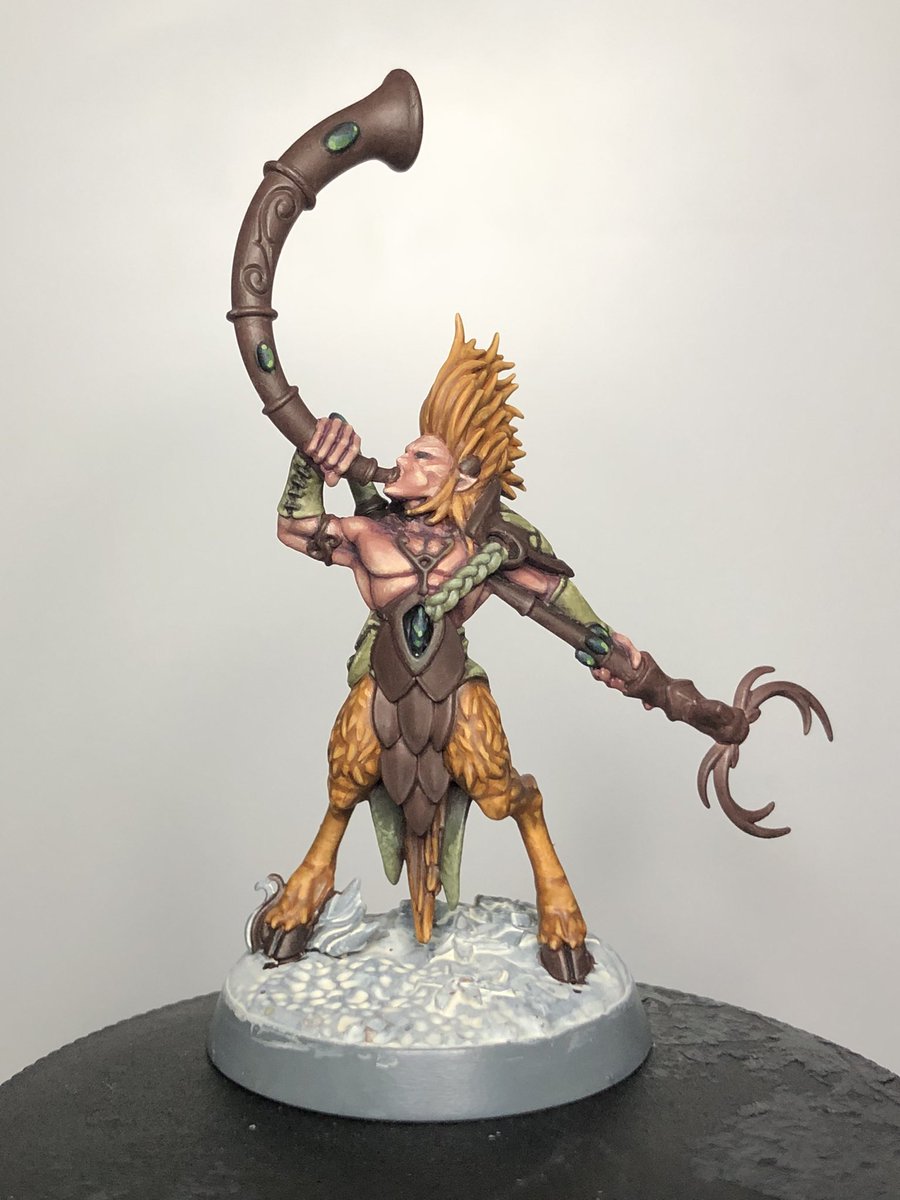 FancyKelvin's tweet photo. Tonight, Gems got done as well as the platted rope for the armour and the short-sword on the back.
#aos #warhammercommunity
#gamesworkshop #ageofsigmar #wip #warhammerwip #hobbypainter #paintingwarhammer #miniaturepainting 
#sylvaneth #kurnoth #skaethswildhunt #kurnothi https://t.co/O3ja7Vo4U3