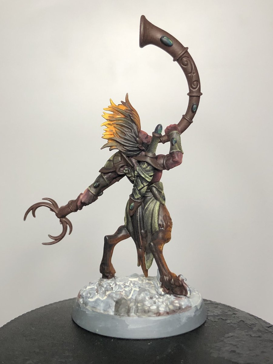 FancyKelvin's tweet photo. Tonight, Gems got done as well as the platted rope for the armour and the short-sword on the back.
#aos #warhammercommunity
#gamesworkshop #ageofsigmar #wip #warhammerwip #hobbypainter #paintingwarhammer #miniaturepainting 
#sylvaneth #kurnoth #skaethswildhunt #kurnothi https://t.co/O3ja7Vo4U3