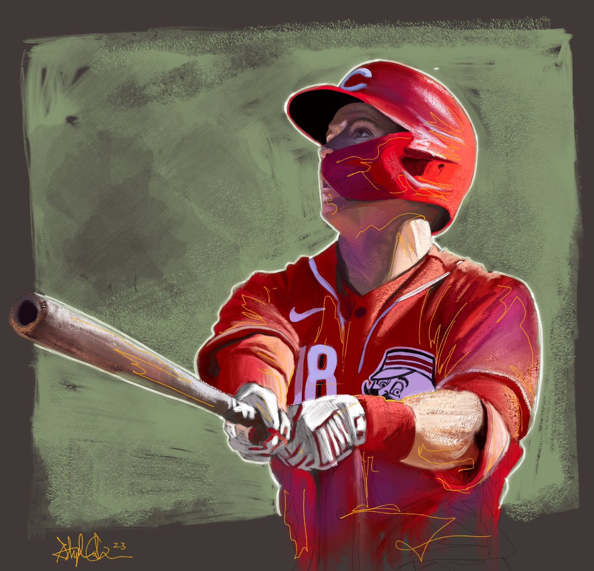StevieC2324's tweet photo. Call to the show! @Reds #Mclain #ATOBTTR https://t.co/PHmmK9D8Zi