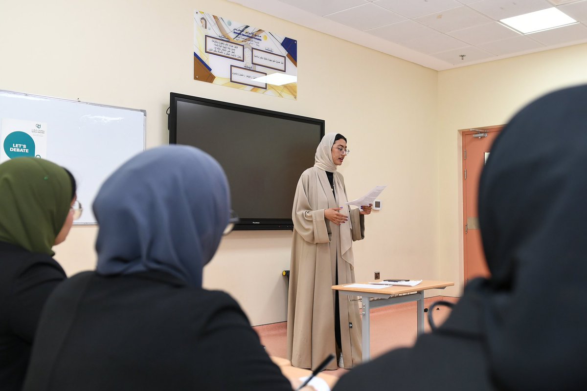 QatarDebate's tweet photo. انطلقت البطولة الوطنية يوم السبت لمناظرات المدارس الثانوية والاعدادية باللغة الإنجليزية للبنين والبنات، وستقام النهائيات خلال هذا الاسبوع.
بالتوفيق لجميع الفرق المشاركة.
#مناظرات_قطر
#QSDL https://t.co/02af7cbdO8