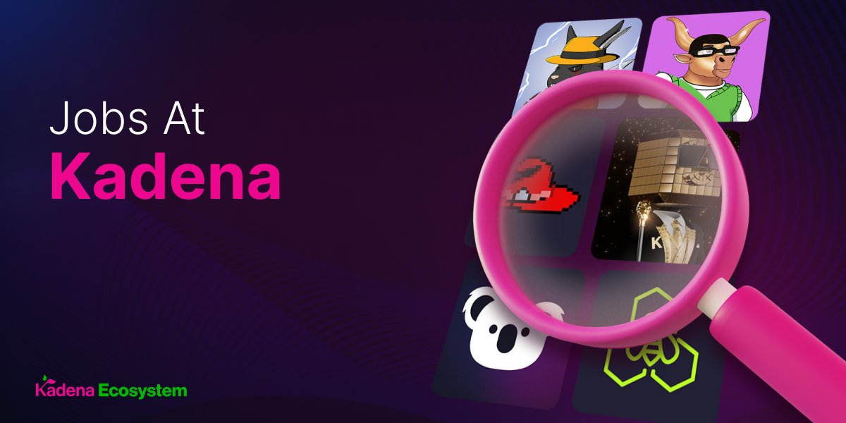 KadenaEcosystem's tweet image. Find Your Dream Job At @Kadena_io ⤵️
 
➡️ kadenaecosystem.com/jobs 

$KDA #Crypto #CryptoJobs