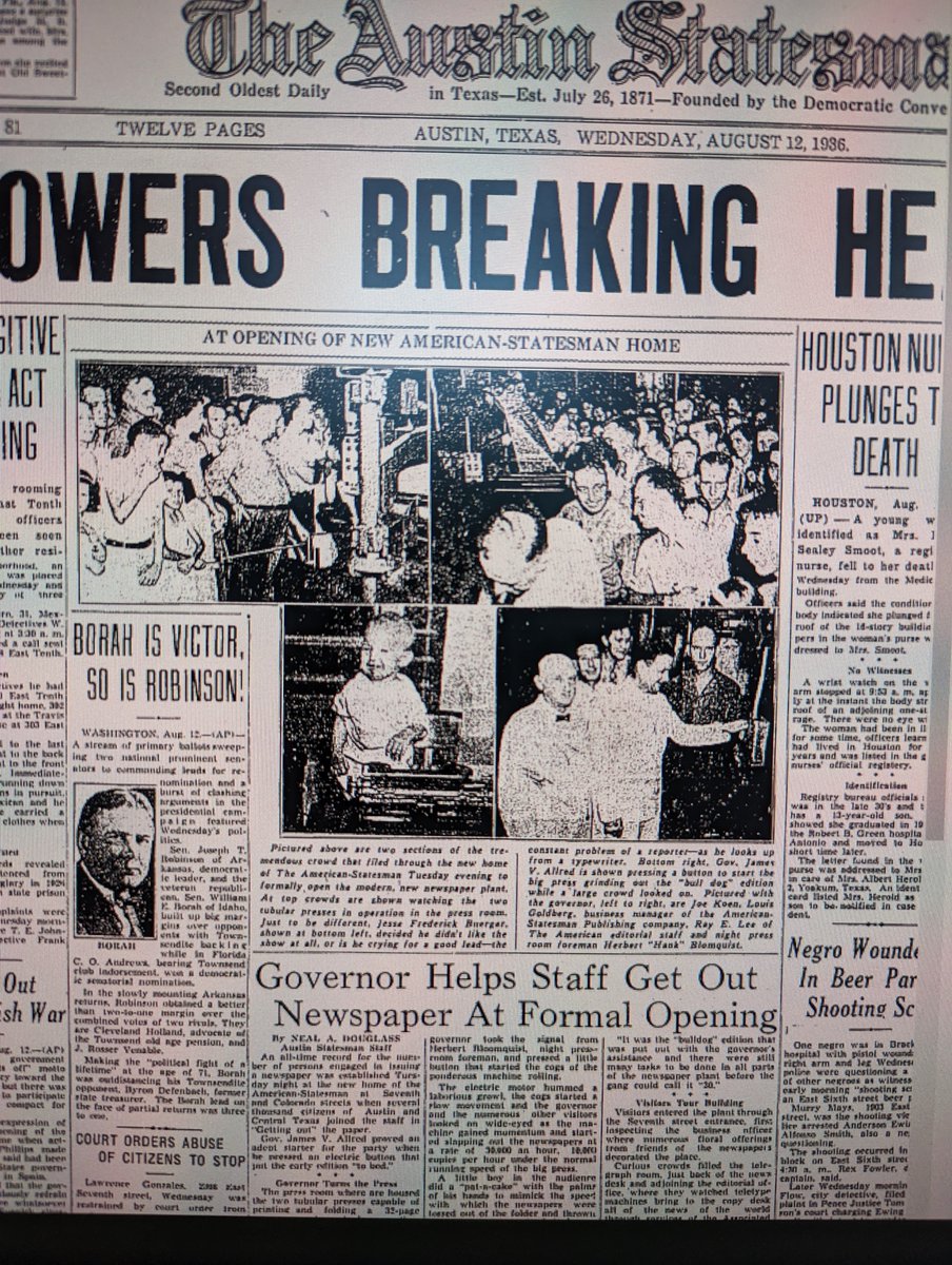 tinaphan's tweet photo. It's amazing/ridiculous that I can find full Statesman editions from the 1800's &amp; photo negatives from the 1940's, yet I can't find videos or photos I produced when I worked at the Statesman 2011-2017 on https://t.co/bijhmwNK7v now. A lot of links lead to broken pages. #txstmojo https://t.co/L5UF5WwYTY