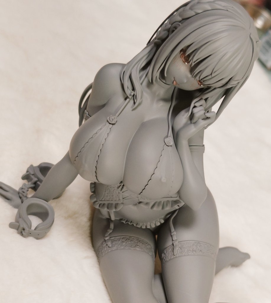 「今日はイジワルする日」より宮子ちゃんの原型が完成しました😈

イラスト:真白しらこ様（<a href="/calmwhite_r18/">しらこ🔞原稿中</a> )