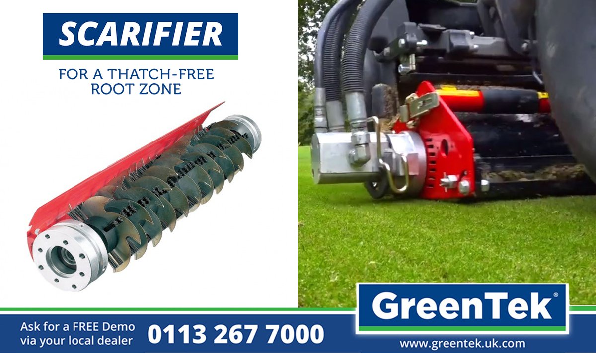 GreenTekGroup's tweet photo. Incredible results with the #ThatchAway Scarifier cassetes!
Vast amounts of thatch removed and spotless greens after scarifying are something that only Thatch-Away can achieve! ⏩ https://t.co/rnefC5oS7X
#GreenTek #ThatchAway #ThatchAwaying #Greenkeeping #turfcare https://t.co/B4BXOVCrU2