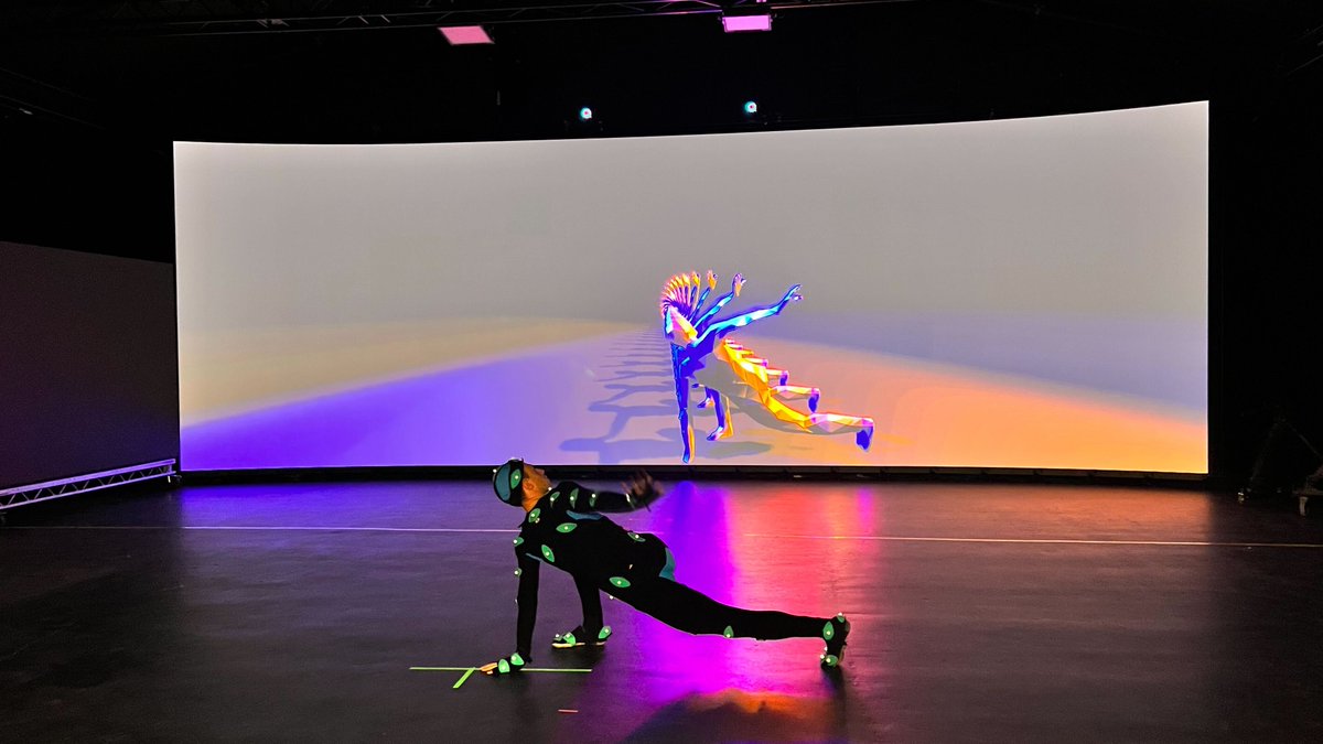 WhitleyDanceCo's tweet photo. BTS from our visit to @Target_3d last week. We headed there with @drdanstrutt to test mocap for #digitaldancestudio, one of many exciting projects we're developing this year. Thanks to Target 3D for having us! https://t.co/DAeEJgsAvz