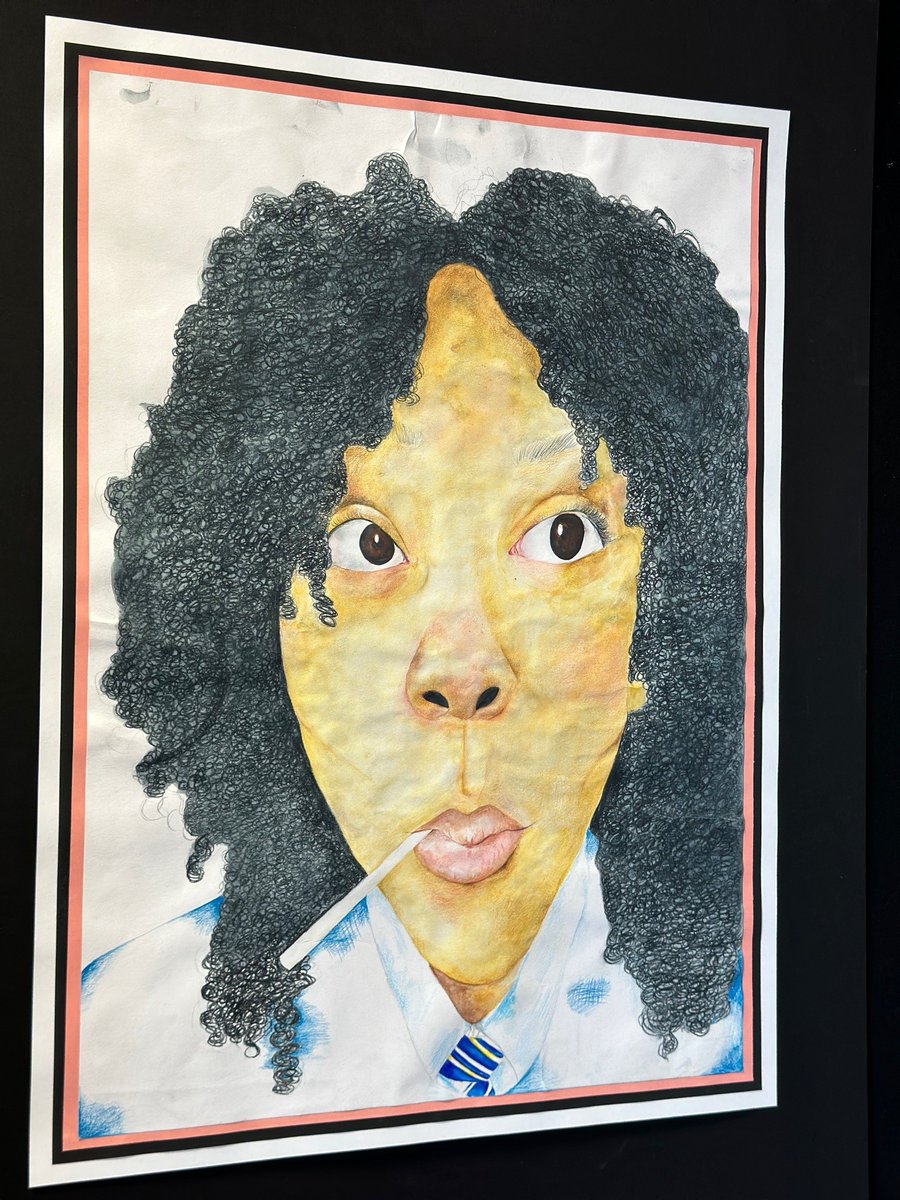 Some absolutely stunning work from one of our GCSE pupils Ada Doherty Grant. We'd be a little jealous if we weren't so proud of her hard work and dedication. A definite art star in the making #TalentedArtist #ArtistOfTheFuture