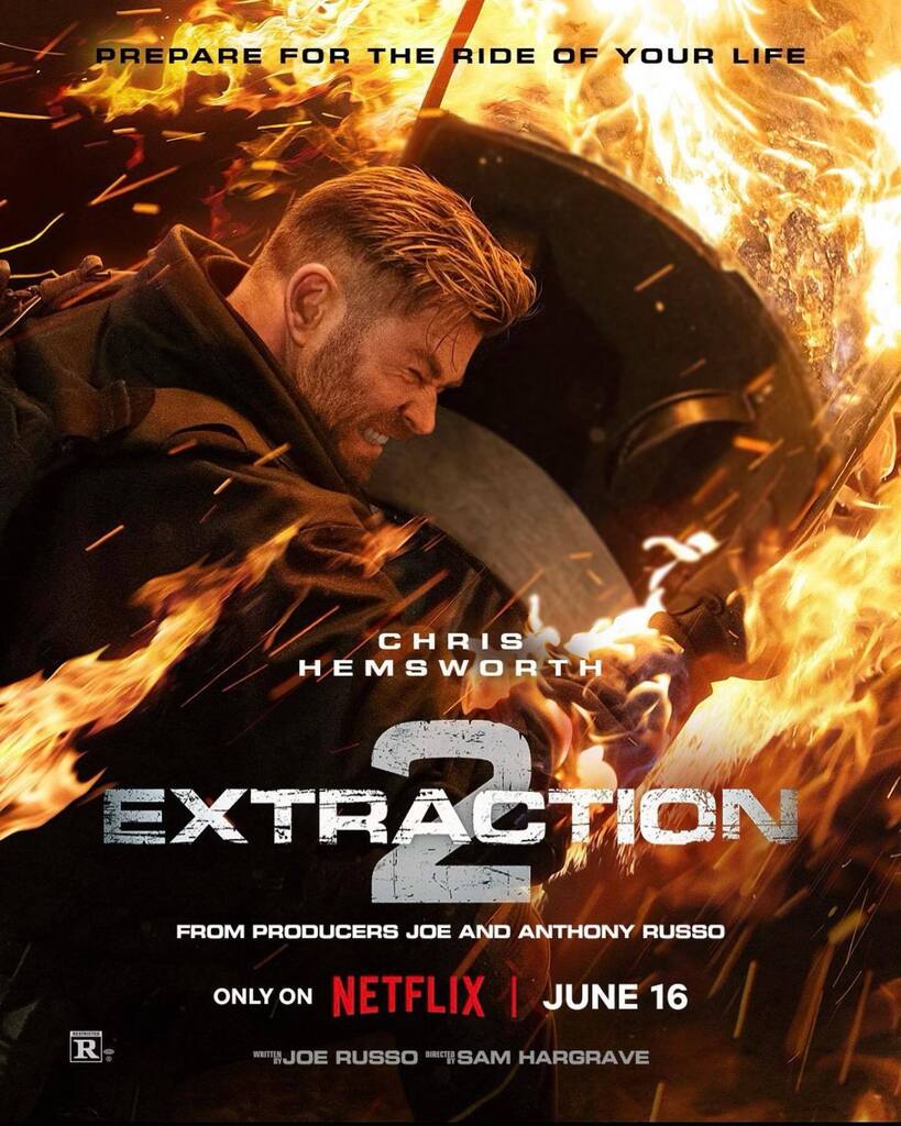 I guess it’s time to punch out some #chrishemsworth as #tylerrake in #extraction2 prepare for the Hemsy spam in the next week or two. So stoked that my images get used to help get you sitting back to watch this action extravaganza! @samhargrave won’t disappoint you one bit a…