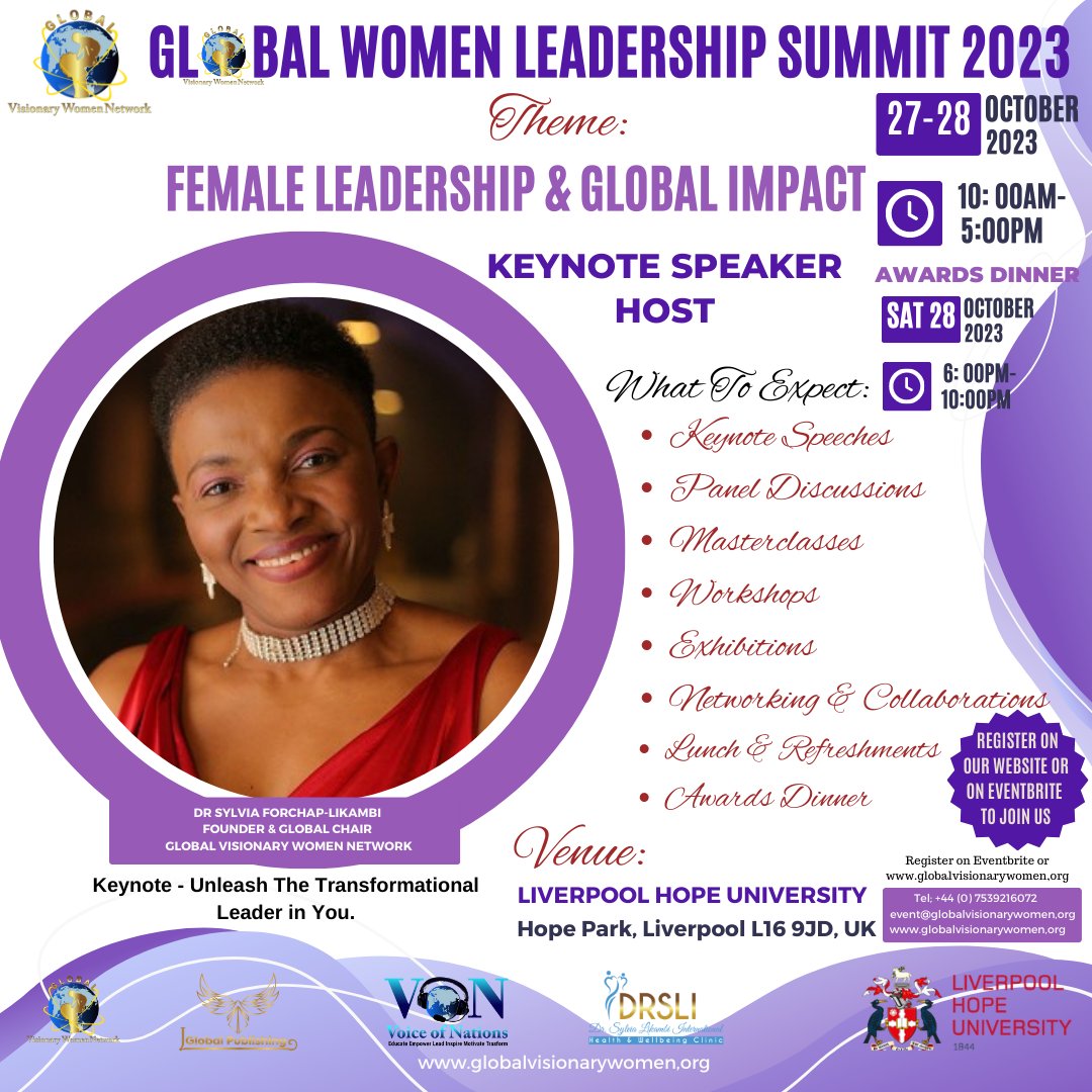GlobalVisionWN's tweet image. EXCLUSIVE INTERVIEW WITH THE HOST OF THE GLOBAL WOMEN LEADERSHIP SUMMIT, DR SYLVIA LIKAMBI &amp;amp; MORE - mailchi.mp/20e43e6e89bf/e…