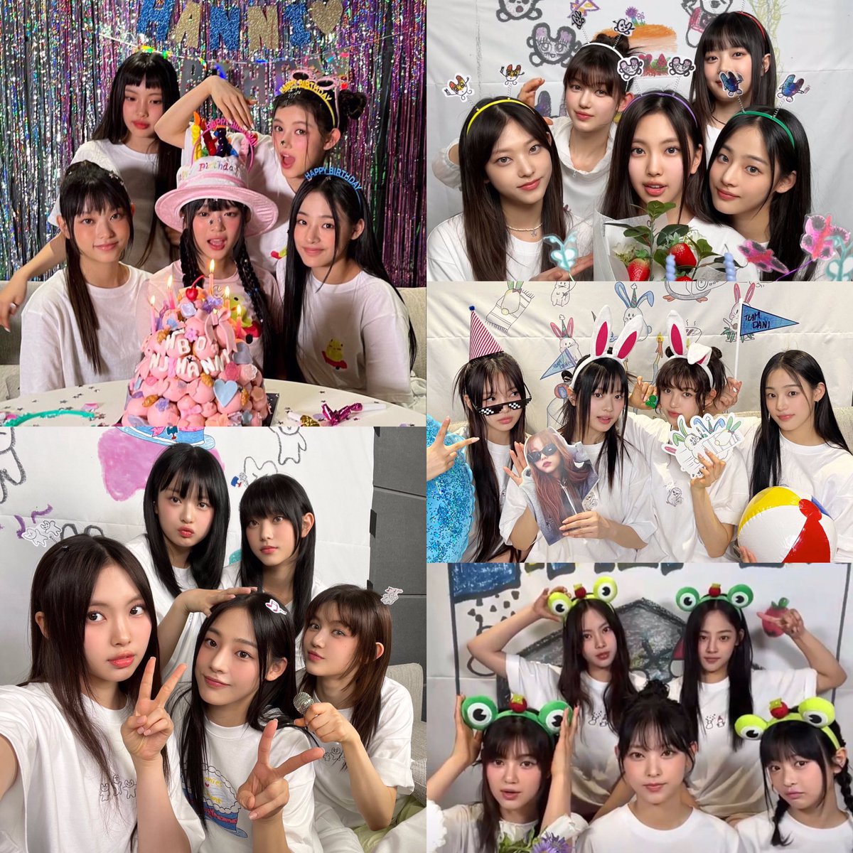 newjified's tweet photo. and that’s finally 5/5 birthday lives with newjeans!♡ https://t.co/CDqbDwLptQ