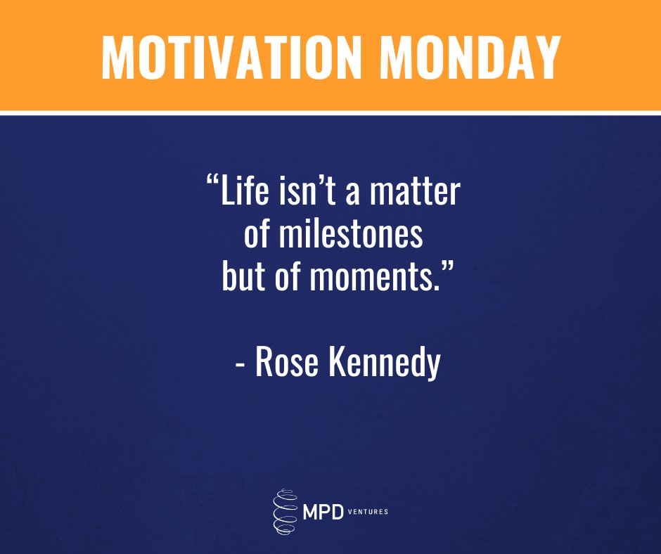Kick off your week with some positive inspiration...
#mondaymotivation #marketing #mpdventures #inspiration