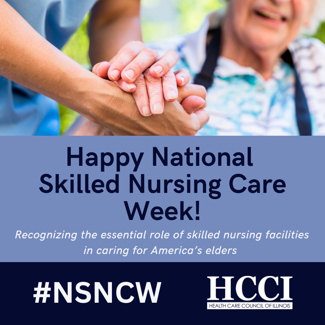 It's National Skilled Nursing Care Week and we're thrilled to celebrate the inspiring people who live and work at Illinois' skilled nursing facilities! #NSNCW