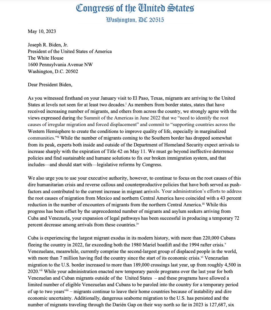 bellybeastcuba's tweet photo. 21 House Democrats urged @POTUS last week to lift Trump-era sanctions on Cuba and Venezuela contributing to record levels of migration:

“Ending these indiscriminate economic sanctions is an indispensable part of addressing the migrant crisis.”

https://t.co/VZbkZ7AgRZ https://t.co/useckZPg96