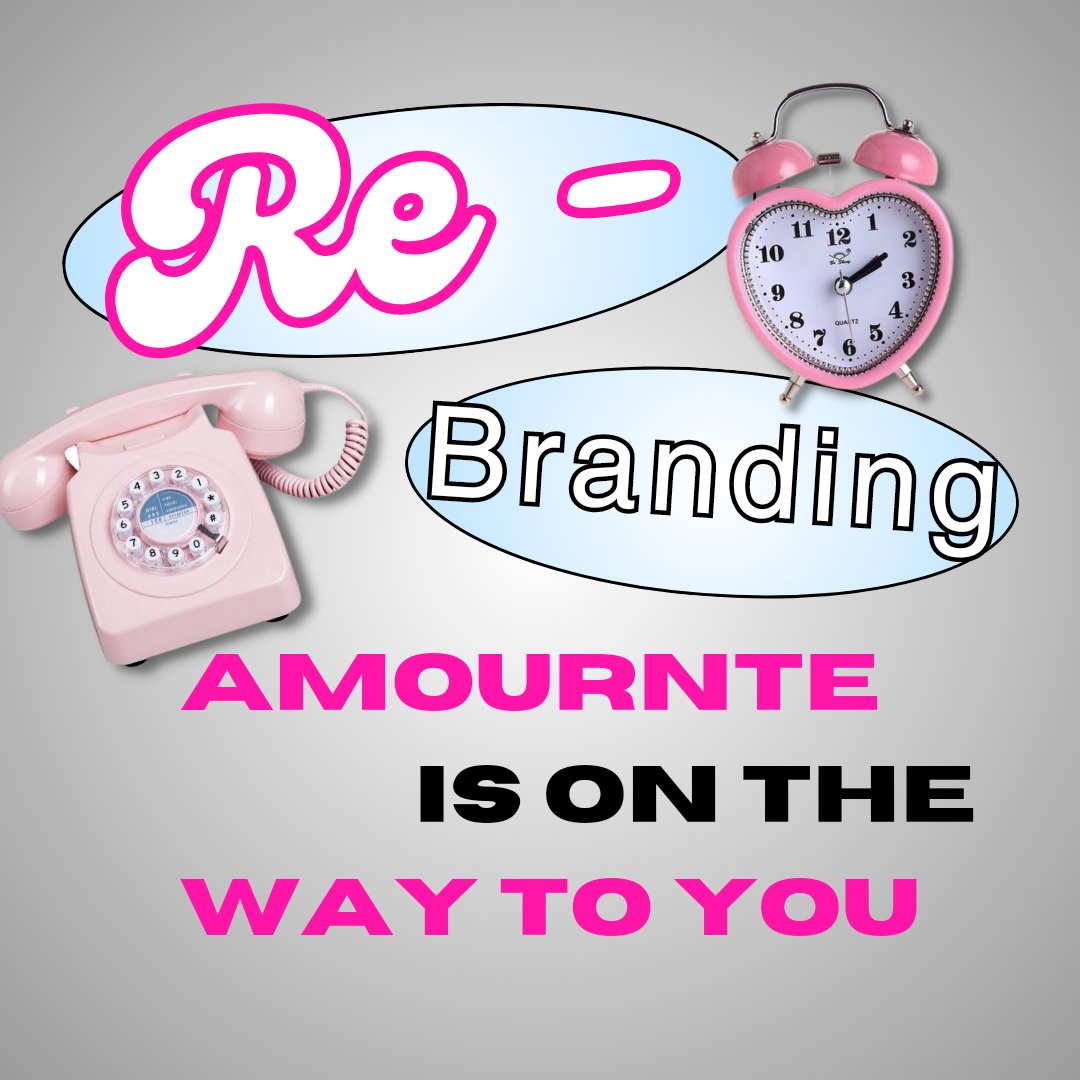 amourntee's tweet photo. hi sweetlings! 

we would like to announce cleopaw will rebranding to amournte🎉.

the meaning of amournte is in love 
so we hope that you can be in love with our products, and we also made amournte with 1OO % love (^ー^) https://t.co/gfKxdxgs1E