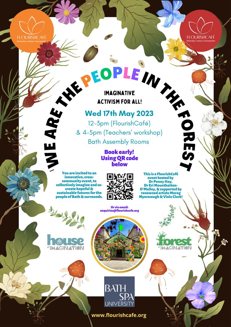 On Wed 17 May from 12pm, the Bath Assembly Rooms will be hosting the FlourishCafé in the Card Room.

Booking is essential if you'd like to join the free creative event. More details and booking: flourishcafe.org/flourishcafe-b…

#ForestofImagination #FlourishCafe #CreativeEvent