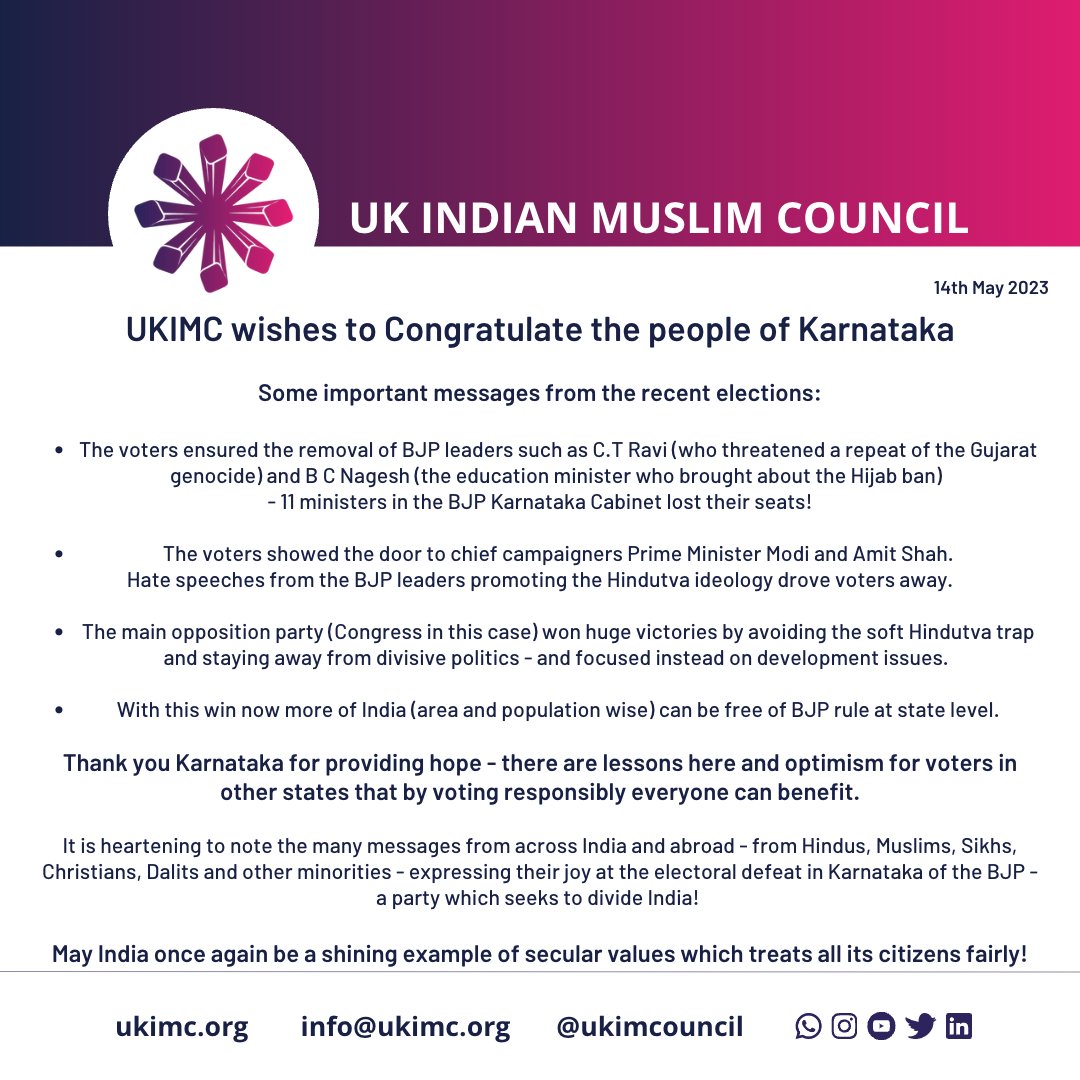 UK Indian Muslim Council tweet media