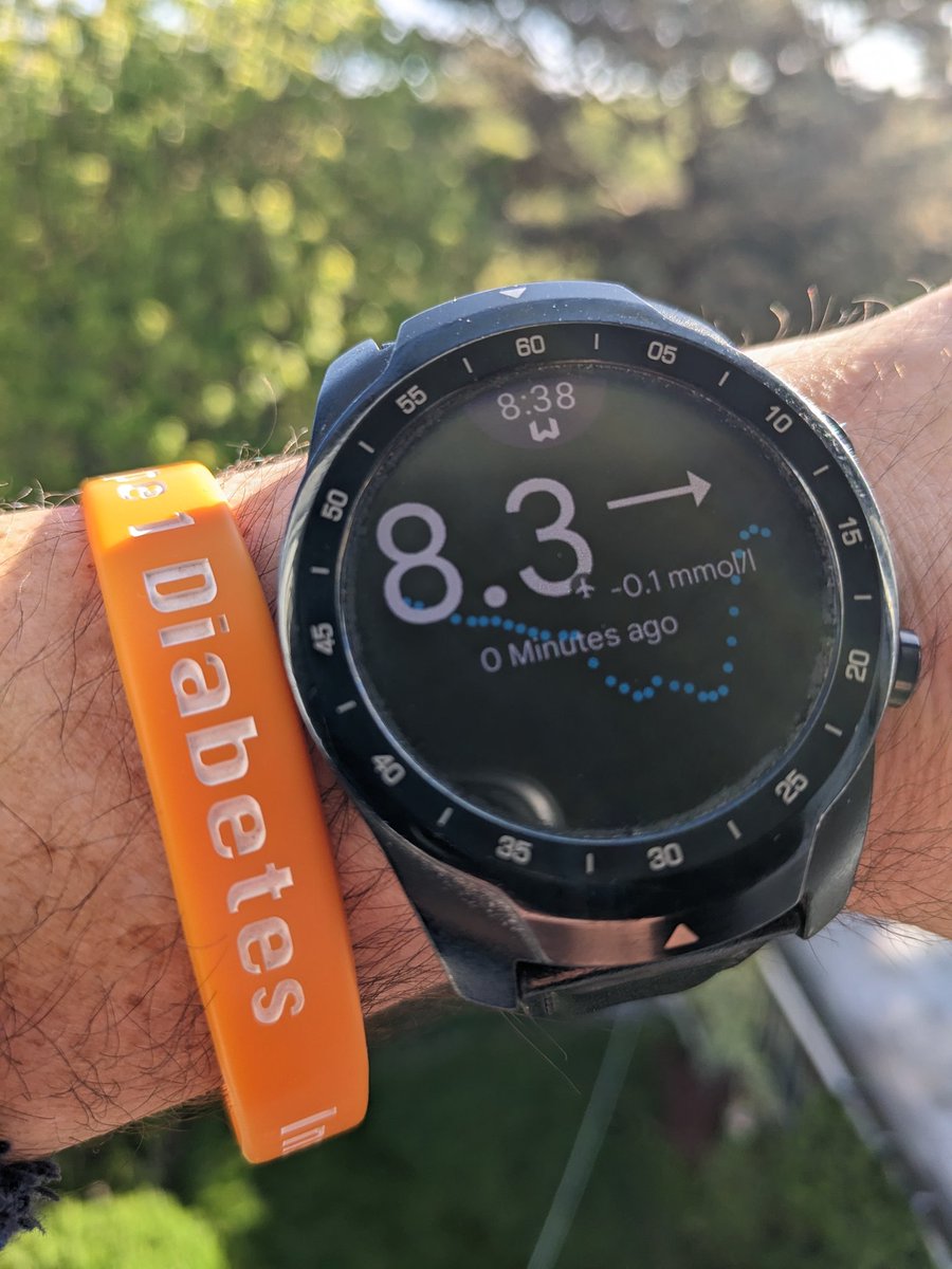 TimAPDavis's tweet image. Diabetes tech is amazing - 'real time' blood sugar levels on my Mobvoi TicWatch  #HighfivePro5 #GBDoc