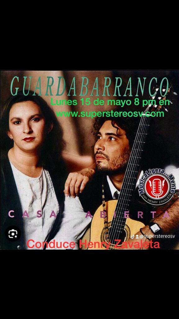 montanosporting's tweet photo. Esta noche escucha uno de los grandes dúos nicaragüenses, a los hermanos Cardenal como Guardabarranco en #MúsicaLigeraMente con Henry Zavaleta sólo por @superstereosv la estación que pone de moda el español. https://t.co/IKjAaRe44r https://t.co/ojKibclVKr