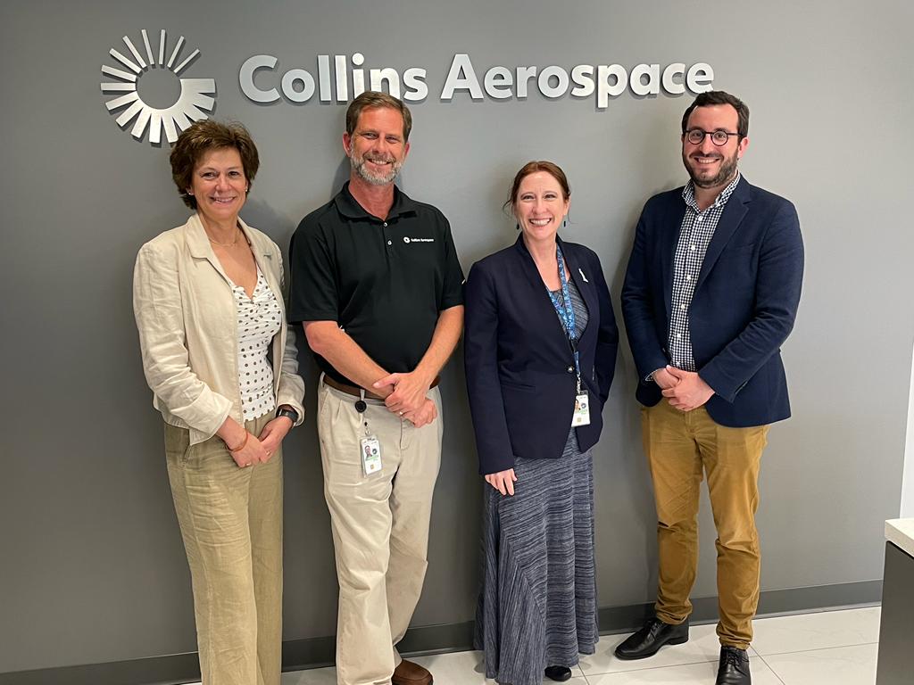 AmChamEU's tweet photo. What goes into making a space suit?

The attention of more than 60,000 staff at @CollinsAero 💪

Thanks to Julie N Strickland, PMP and Ryan Kagey for showing us the ins and outs of the aerospace industry 💫 https://t.co/Nae6gOmN2v