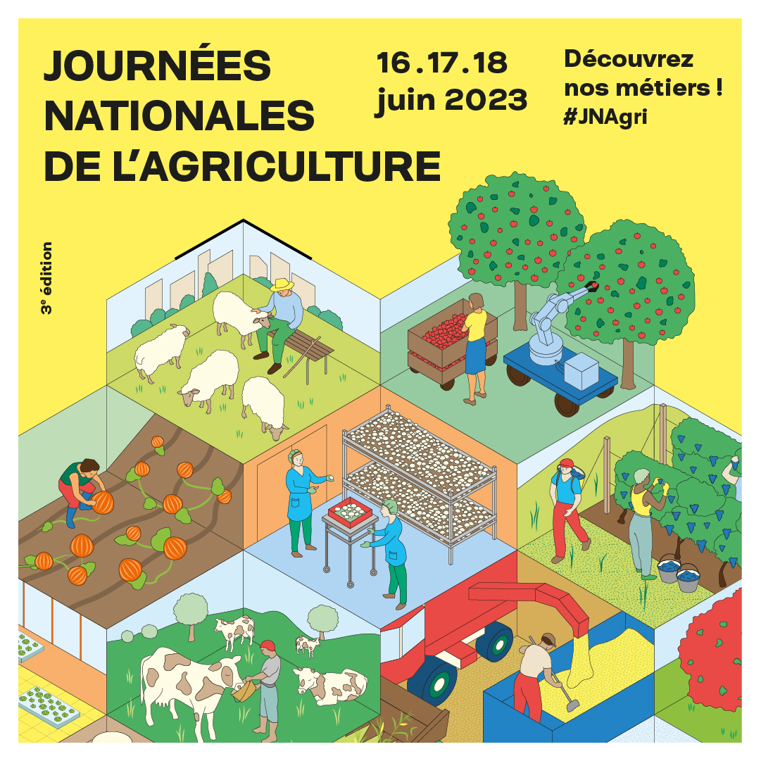 Et si vous vous faisiez connaitre grâce aux Journées Nationales de l'Agriculture, les 16/17/18 juin 2023 ?

Pour vous inscrire et recevoir votre kit de communication, cliquer ici : openagenda.com/jna2023 #alumni #JNA 

#agriculture #agri #agronome #ingénieur
