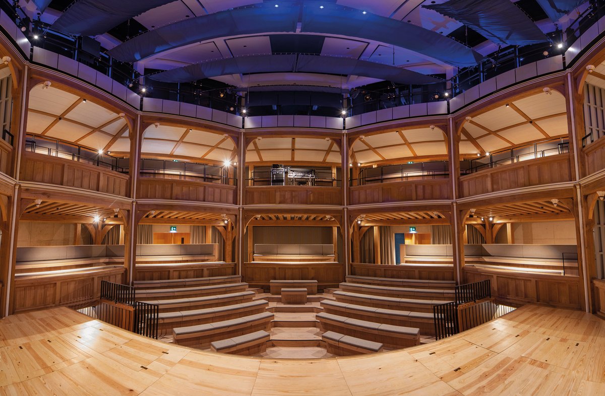 lsionline's tweet photo. Old meets new at @ShakespeareNP, the Bard’s new northern home. Rob Halliday reports from Prescot, Merseyside on the impressive new venue . . .
🎭 https://t.co/Vuk4dHefLK 🎭
#Shakespeare #venue #theatre #KenDodd #Prescot  #WoodenConstruction #rigging #av #venuetech #lighting https://t.co/3m1PE5dYMB