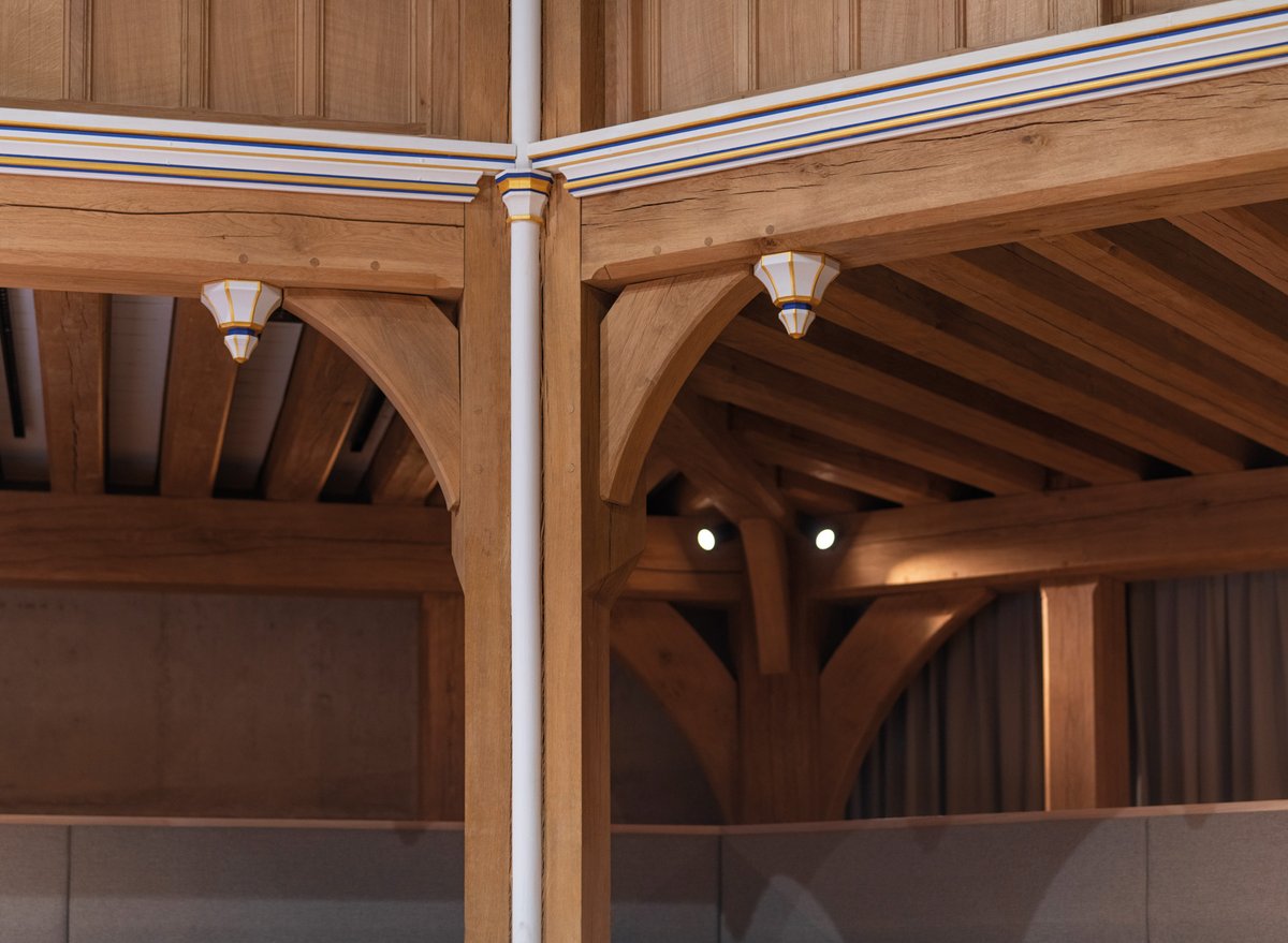 lsionline's tweet photo. Old meets new at @ShakespeareNP, the Bard’s new northern home. Rob Halliday reports from Prescot, Merseyside on the impressive new venue . . .
🎭 https://t.co/Vuk4dHefLK 🎭
#Shakespeare #venue #theatre #KenDodd #Prescot  #WoodenConstruction #rigging #av #venuetech #lighting https://t.co/3m1PE5dYMB