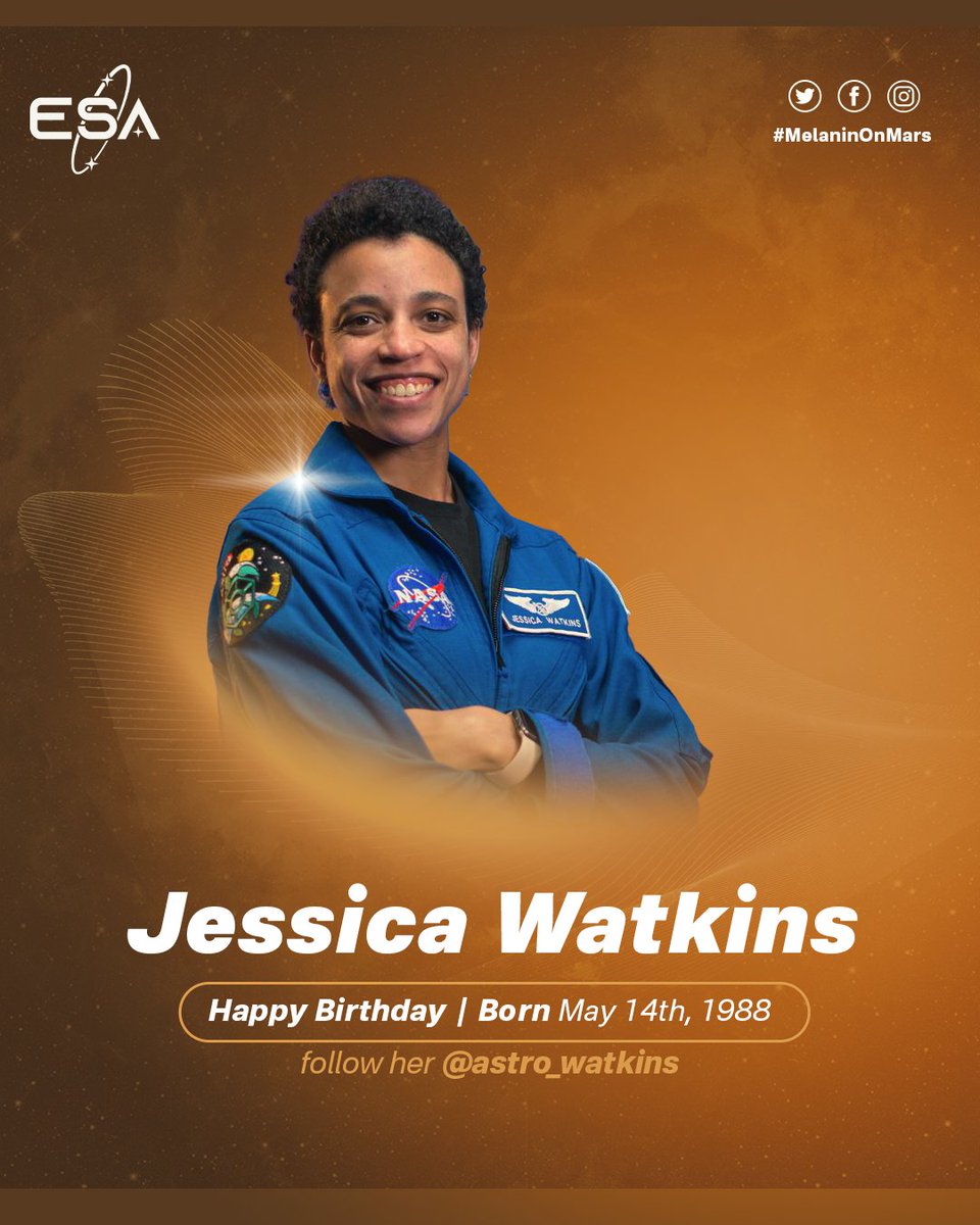 Happy Birthday to one of the best!🎉

As the first Black woman to complete an International Space Station long-term mission, @astro_watkins inspires us all to reach for the stars. ✨👩🏾‍🚀

#equityspacealliance #equityinspace #melaninonmars #WomenInSpace