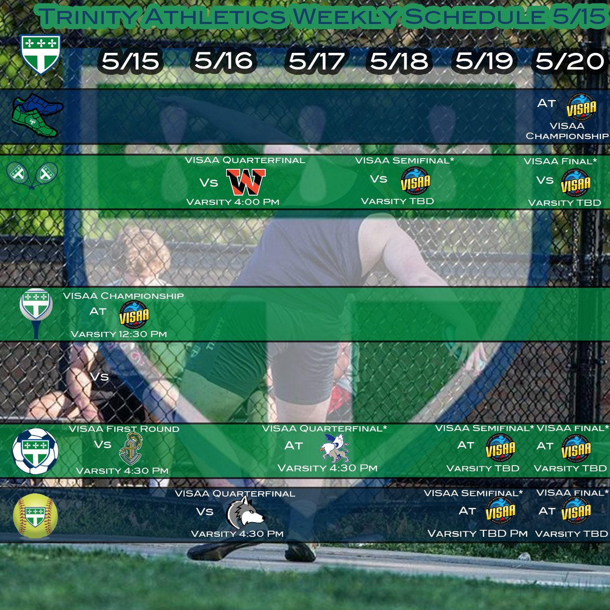 Trinity Athletics tweet media