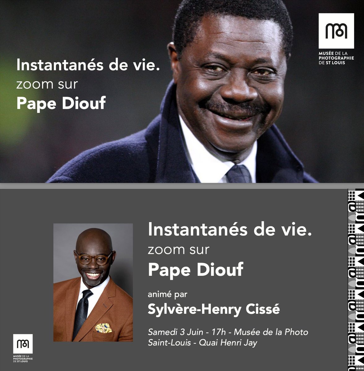 shcisse's tweet photo. Retrouvez-moi au #Mupho, le MUsée de la PHOtographie de Saint-Louis du #Sénégal où à l’invitation de son fondateur @_AmadouDiaw, j’aurai le plaisir de donner une conférence sur le Grand Homme et son héritage.
https://t.co/paq2AZ1gys https://t.co/FKCF8jpUwT