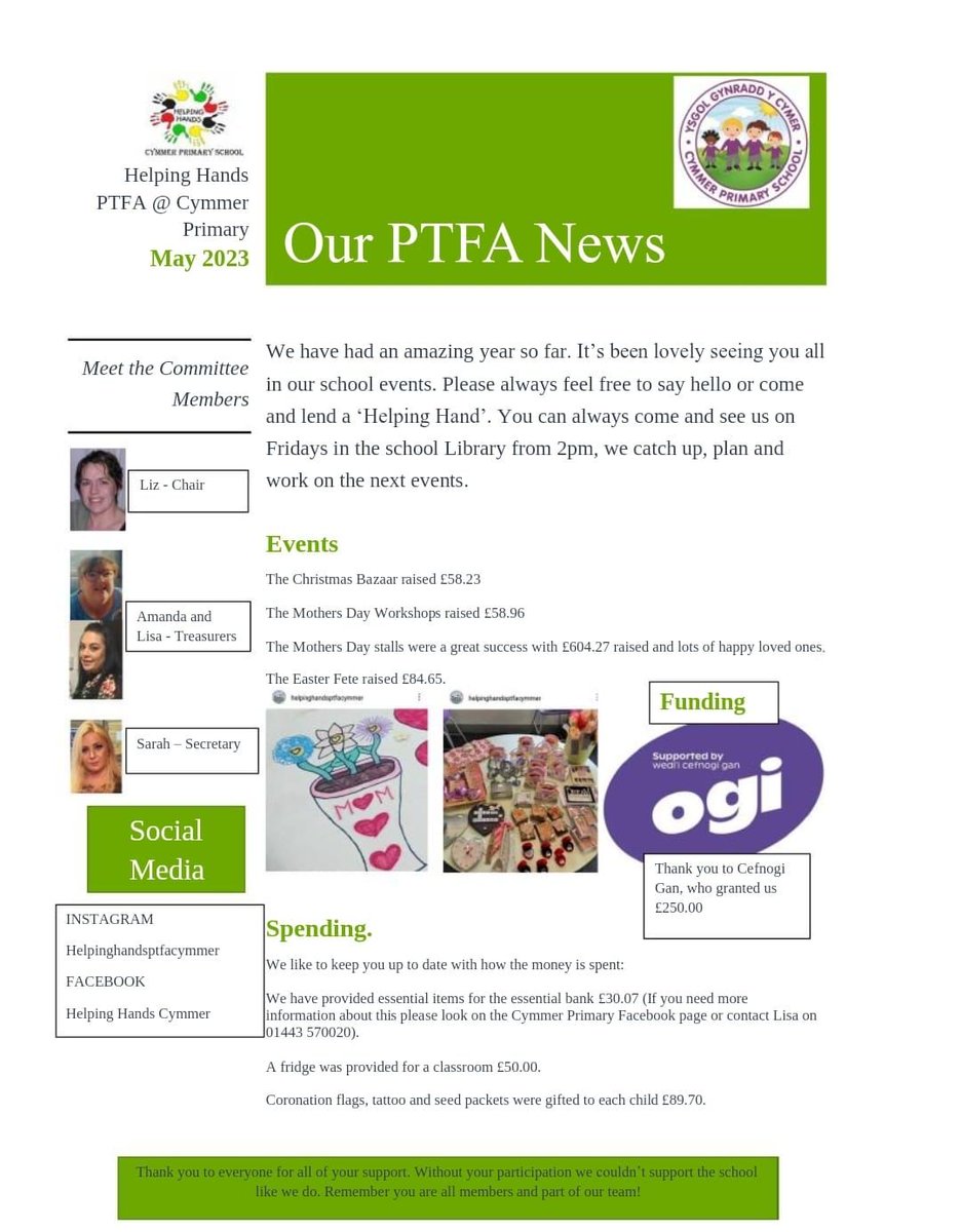 Here is our first ever PTFA newsletter! @CSCJES