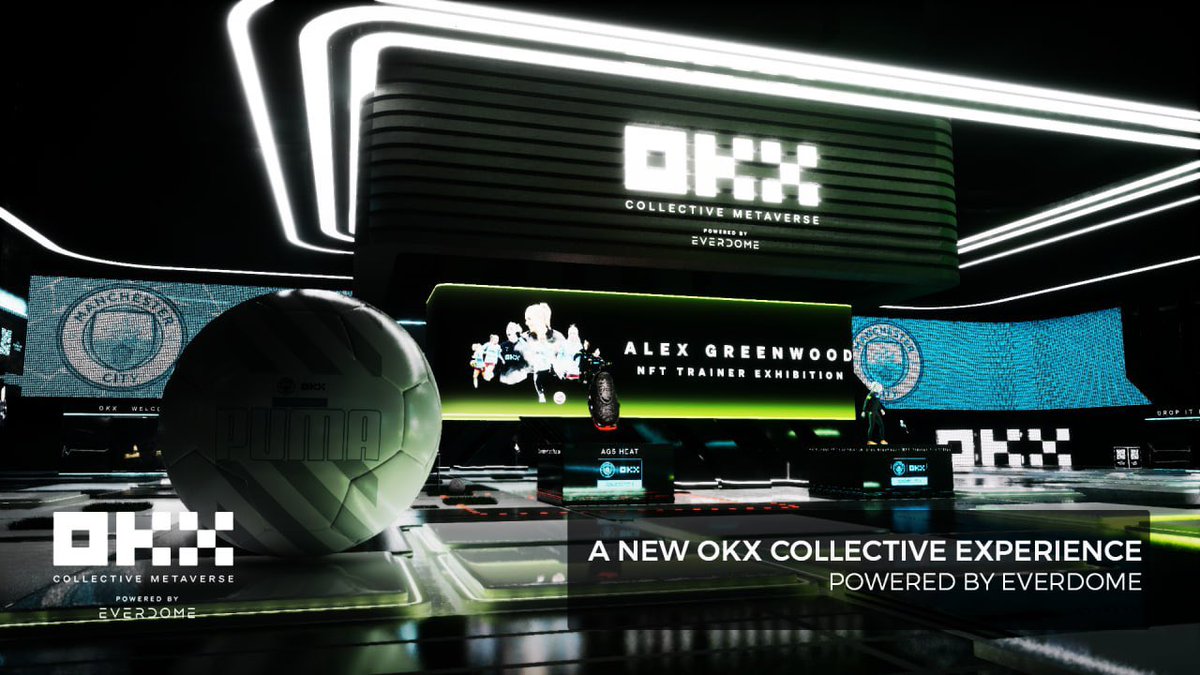 Everdomeが提供する #OKXCollective  に、本日より新たな体験が追加されます。

スポーツファンとの将来的な関係性を、
@OKXと彼らのエリートフットボールアンバサダーと一緒に探ります⚽️👟

詳細は👉 everdome.io/news/the-okx-c…

#OKXCollective