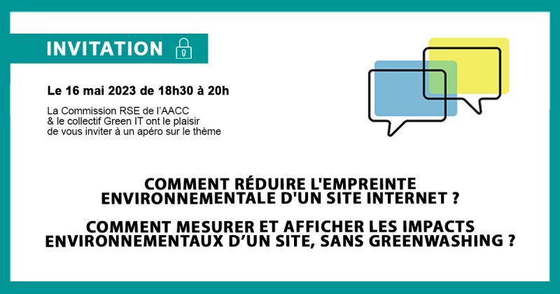 AACC Live (@aacclive) on Twitter photo J-1 | #ApéroRSE de l'<a href="/AACClive/">AACC Live</a>
"Comment réduire l'empreinte environnementale de son site ?"🌿💻
Toutes les réponses demain à 18h30 avec <a href="/JeromeMoly/">Jerome Moly</a> <a href="/greenit/">GreenIT.fr</a>, Nathalie Suze <a href="/GrenobleAlpes/">Grenoble Alpes Métropole</a> et Romain Troche <a href="/SpinInteractive/">Spin Interactive</a>
w/@GildasBonnel <a href="/AgenceSidiese/">Sidièse</a> et <a href="/gabriemarie/">Marie Gabrié</a> <a href="/AACClive/">AACC Live</a> J-1 | #ApéroRSE de l'<a href="/AACClive/">AACC Live</a>
"Comment réduire l'empreinte environnementale de son site ?"🌿💻
Toutes les réponses demain à 18h30 avec <a href="/JeromeMoly/">Jerome Moly</a> <a href="/greenit/">GreenIT.fr</a>, Nathalie Suze <a href="/GrenobleAlpes/">Grenoble Alpes Métropole</a> et Romain Troche <a href="/SpinInteractive/">Spin Interactive</a>
w/@GildasBonnel <a href="/AgenceSidiese/">Sidièse</a> et <a href="/gabriemarie/">Marie Gabrié</a> <a href="/AACClive/">AACC Live</a>