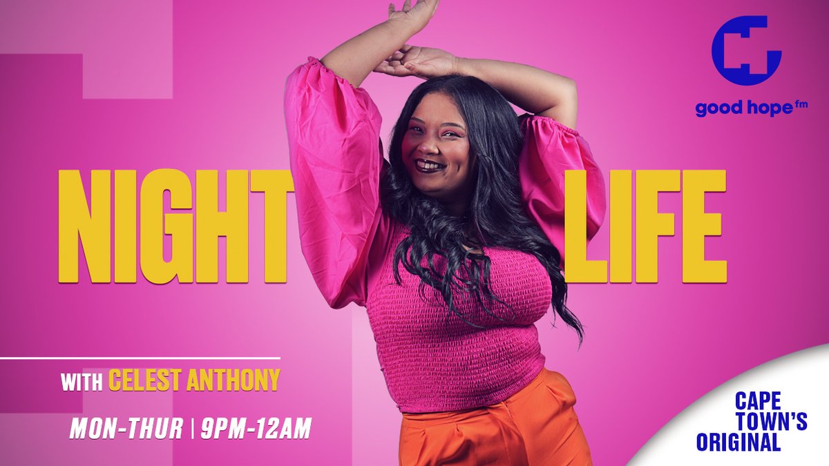 You are now about to experience #TheNightLife 📻😎

With <a href="/celest_anthony/">Celest Anthony</a> on your airwaves till midnight 🎤

#capetownsoriginal❤️📻