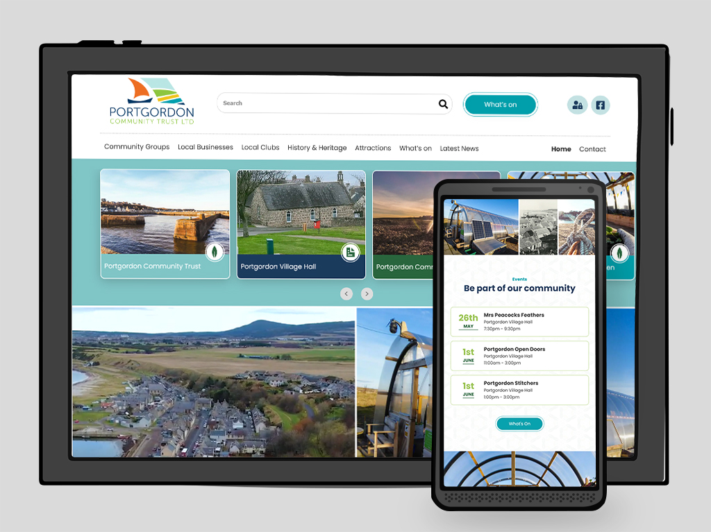 New website online for portgordoncommunity.co.uk Step into the heart of the coastal community of #Portgordon both in person and online, and uncover a vibrant hub that overflows with local news, upcoming events, and resources for everyone. #Webdesign #Sitelaunch #Newdesign