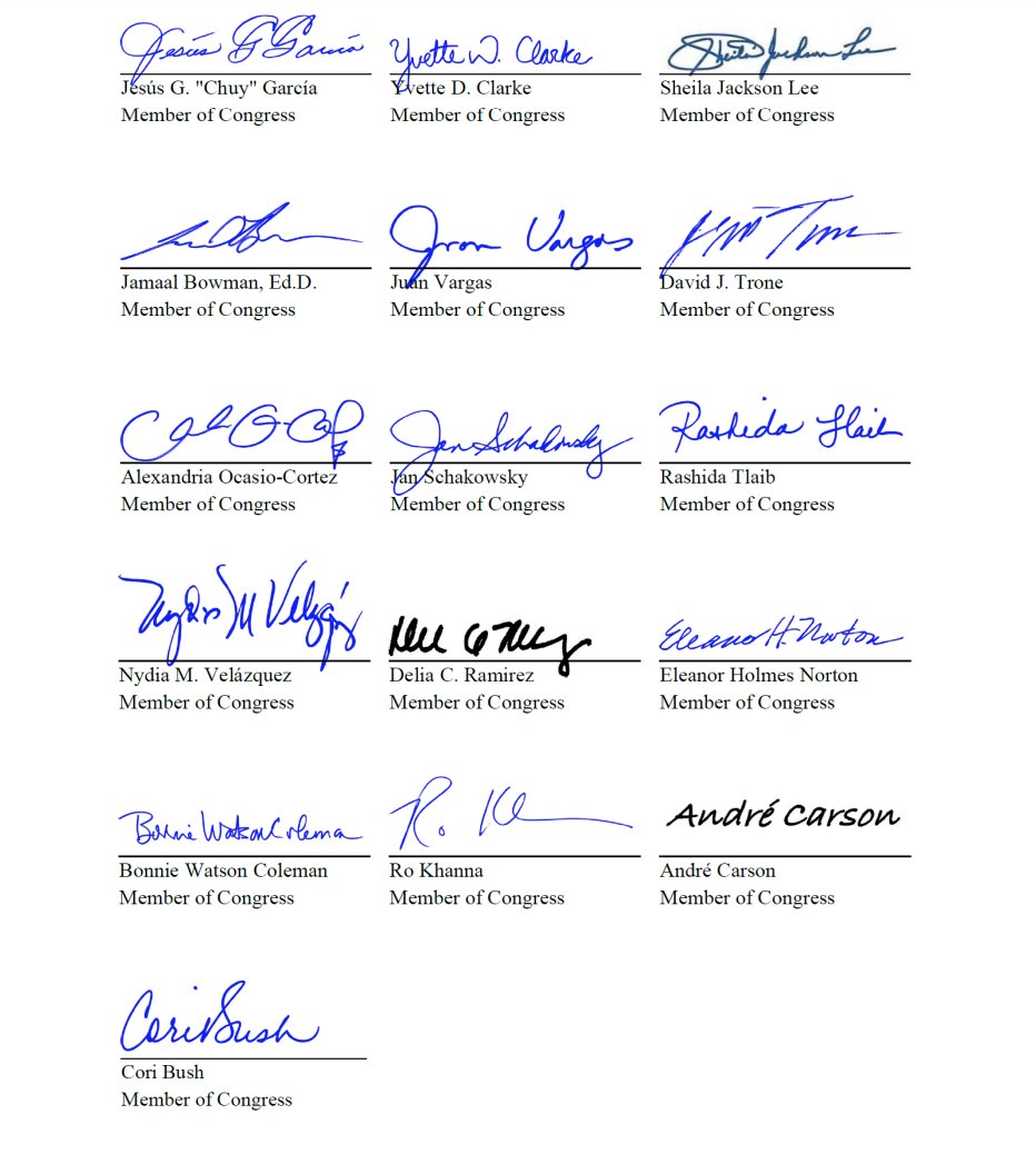 21 House Democrats urged <a href="/POTUS/">President Donald J. Trump</a> last week to lift Trump-era sanctions on Cuba and Venezuela contributing to record levels of migration:

“Ending these indiscriminate economic sanctions is an indispensable part of addressing the migrant crisis.”

escobar.house.gov/news/documents…