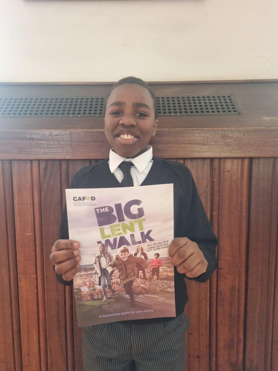 Massive congratulations to Joe! He raised £80.60p for his <a href="/CAFOD/">CAFOD</a> <a href="/CAFODSchools/">CAFOD Schools</a> Big Lent Walk in the Lent term! Well done 👏 😁🥳 This money will go to the <a href="/CAFOD/">CAFOD</a> Turkey and Syria Earthquake emergency fund