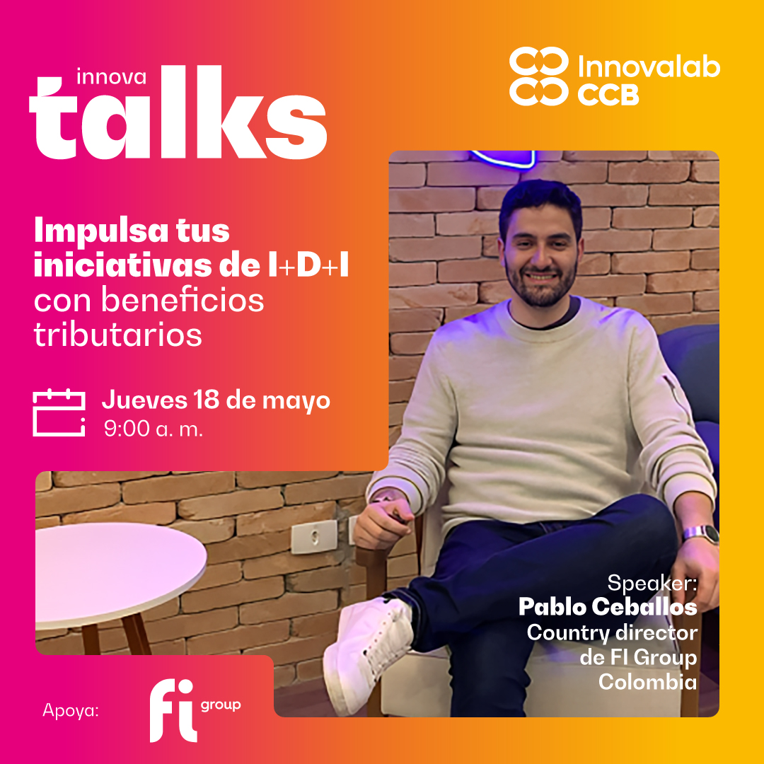 camaracomerbog's tweet photo. Te invitamos a nuestros #Innovatalks donde contarás con una visión global de los Beneficios Tributarios en Colombia, sus condiciones y mecanismos de acceso, de manera que cuentes con el conocimiento para aprovechar estos incentivos. Inscríbete aquí👉https://t.co/Tt16GvBm56 https://t.co/lFK2qMHt41
