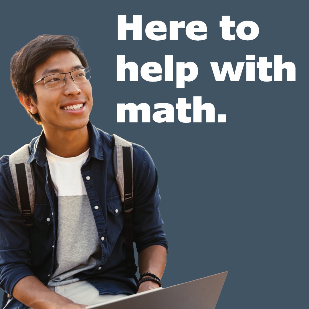 Looking for math help? The LSC has a math drop-in available every Monday-Friday from 10am-2pm. Stop by the LSC (room C122 on the Fennell campus) or click the link in our bio to join the virtual drop-in! 

#MOLSC #MohawkCollege #MohawkStudents