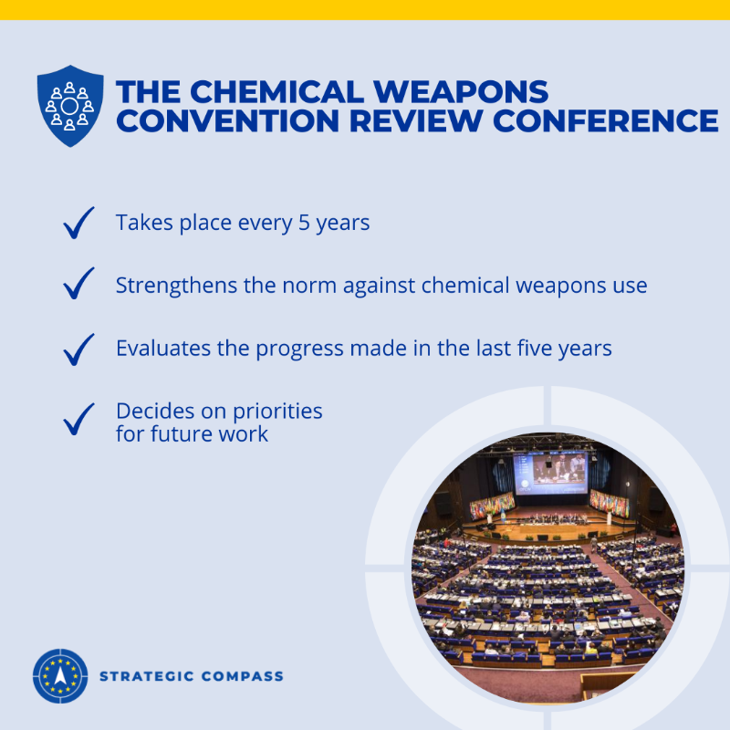eu_eeas's tweet photo. The #ChemicalWeaponsConvention is a cornerstone of the global non-proliferation &amp; disarmament structure. Find out more 👇