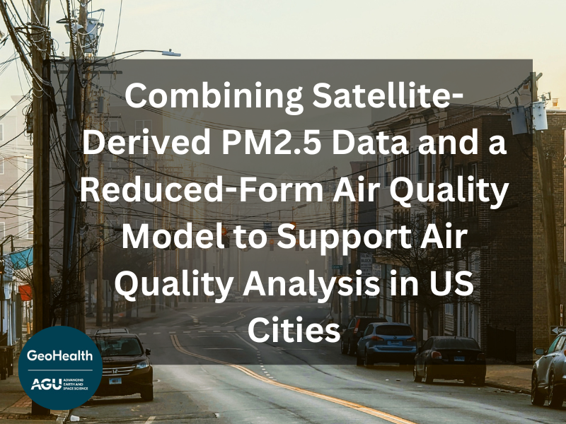 [New @AguGeoHealth paper] Gallagher @NelsonInstitute, @tracey_holloway, and others find that the Intervention Model for Air Pollution model achieves performance goals when scaling factors are applied, enabling intra-urban analysis. Free Open-Access👉 doi.org/10.1029/2023GH…