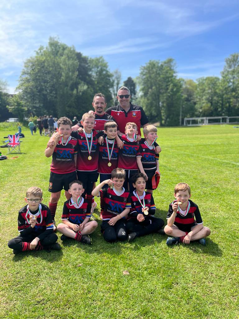 Thank you to <a href="/Llandaff_RFC/">Llandaff RFC</a> M&amp;Js section for putting on a fantastic rugby festival yesterday morning. This crazy bunch throughly enjoyed it. 🏉☀️. One more TAG game to go on Friday 26th May supporting <a href="/HeadwayXv/">Headway Select XV</a> before the big hits come into play next season <a href="/LlanishenMJs/">Llanishen RFC M&Js</a>