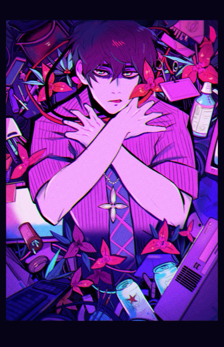 I think I missed Doppo's birthday but I just finished revamping this old piece so I'll post it today~👔💊

#hypmic