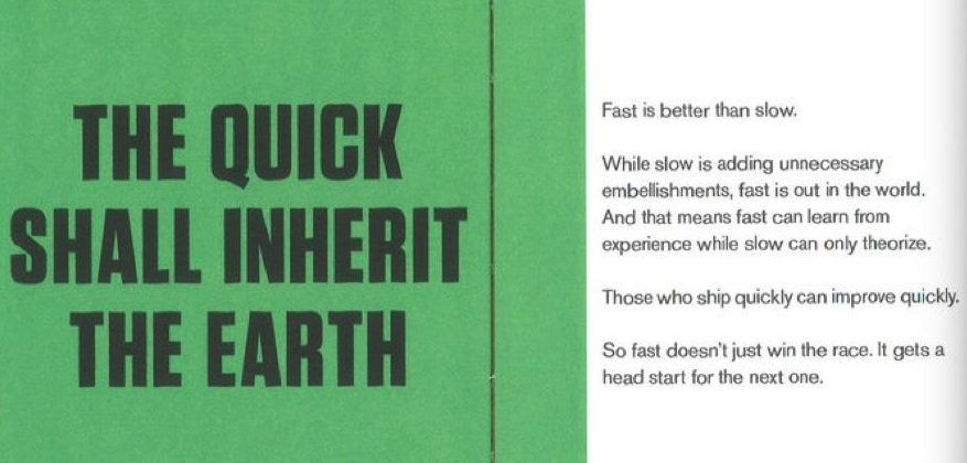 fast is better than slow